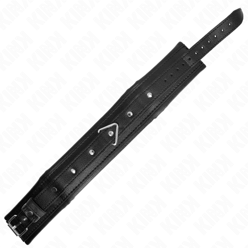 KINK - COLLAR WITH SPONGE STRAP IMITATION LEATHER MODEL 1 ADJUSTABLE 37-54 CM X 3 CM
