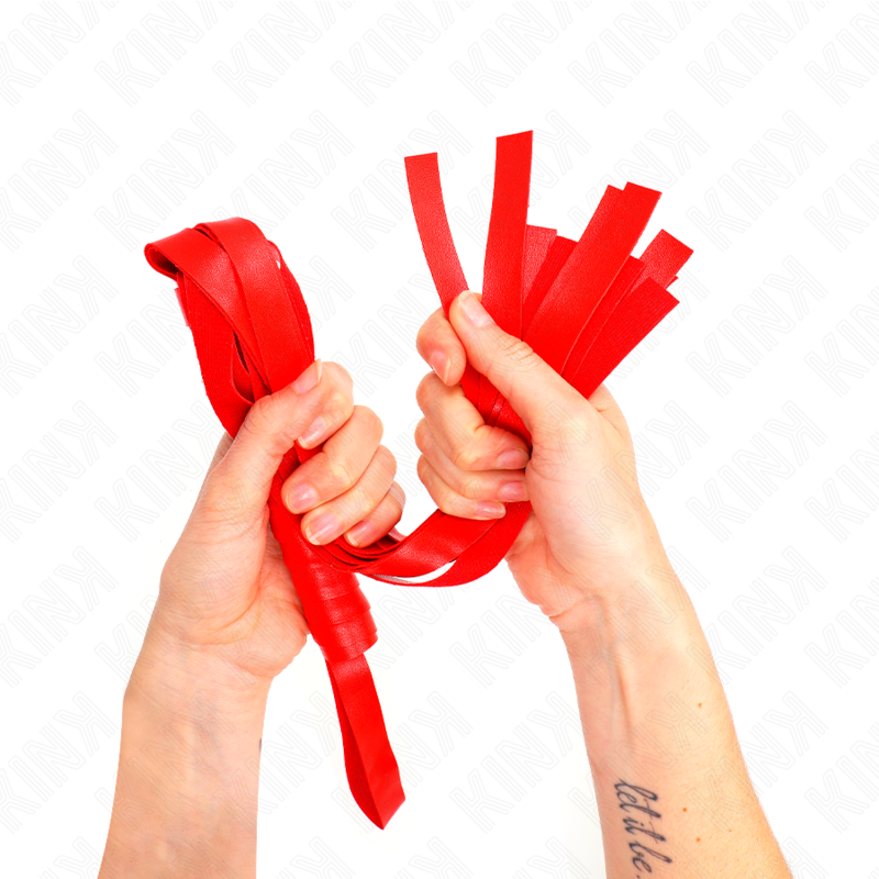 KINK - RED BROAD-TAILED WHIP 48.5 CM