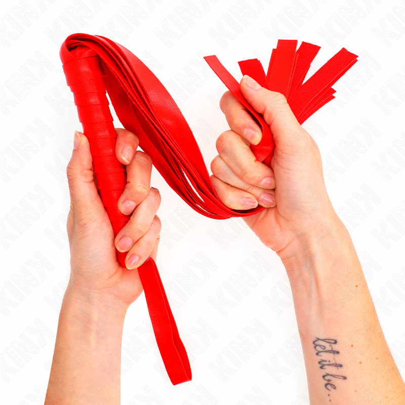 KINK - RED BROAD-TAILED WHIP 48.5 CM