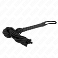 KINK - FOUET EN CORDE NOIR 56 CM