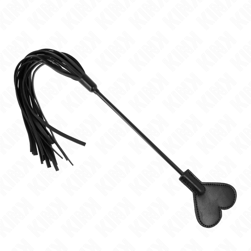 KINK - FISH WHIP WITH HEART-SHAPED PADDLE 35 CM