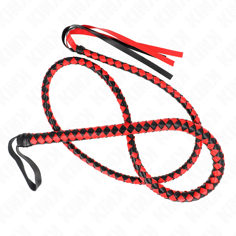 KINK - LONG RED SNAKE WHIP 210 CM