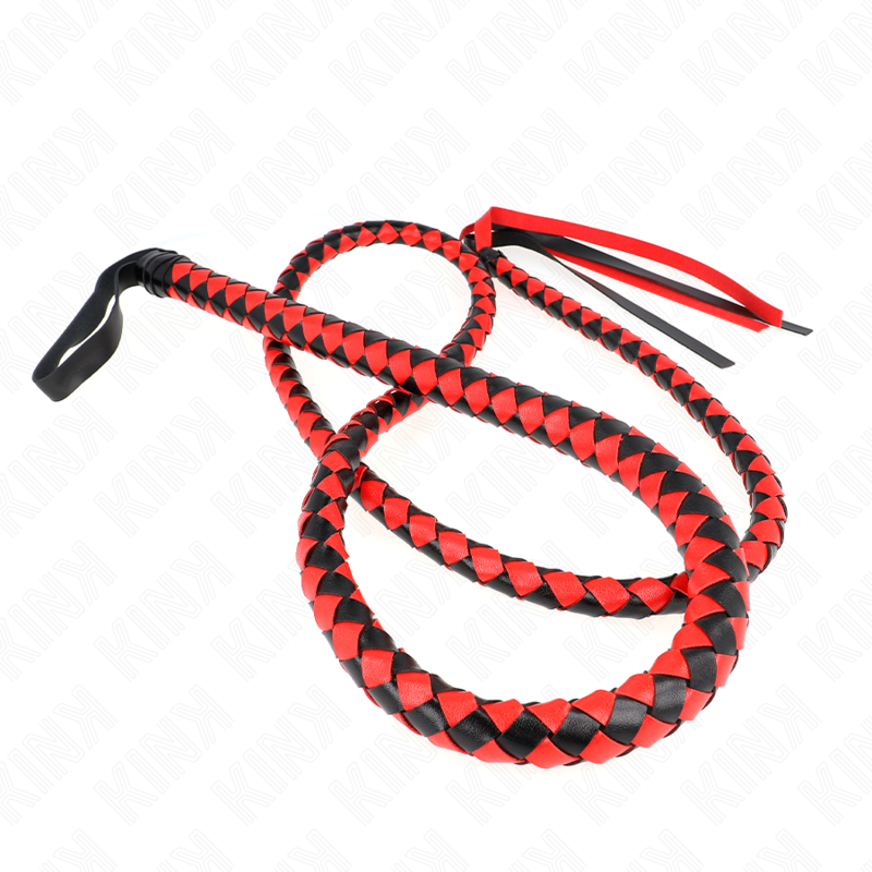 KINK - LONG RED SNAKE WHIP 210 CM