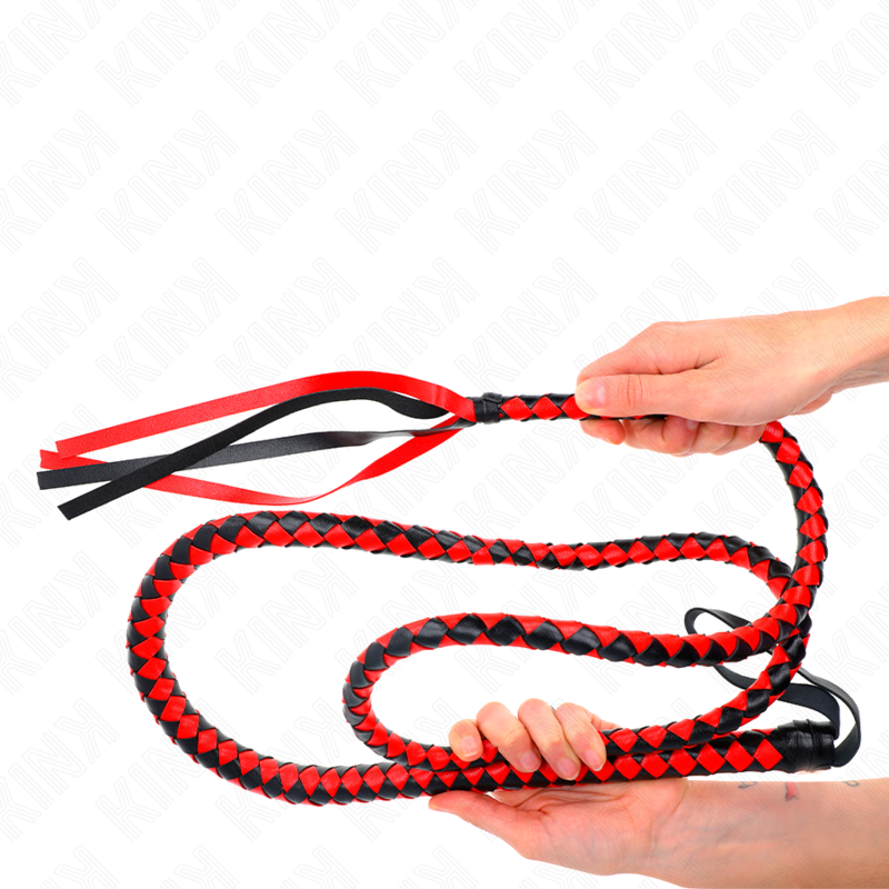 KINK - FOUET SERPENT LONG ROUGE 210 CM