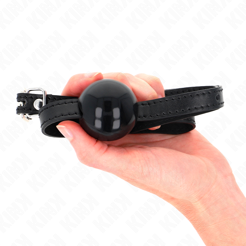 KINK - SOLID 4 CM BALL CLAMP, SIMPLE BLACK, 65 x 1.5 CM