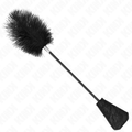 KINK - OSTRICH FEATHERS TICKLE TOY WITH LACE PADDLE 56 CM
