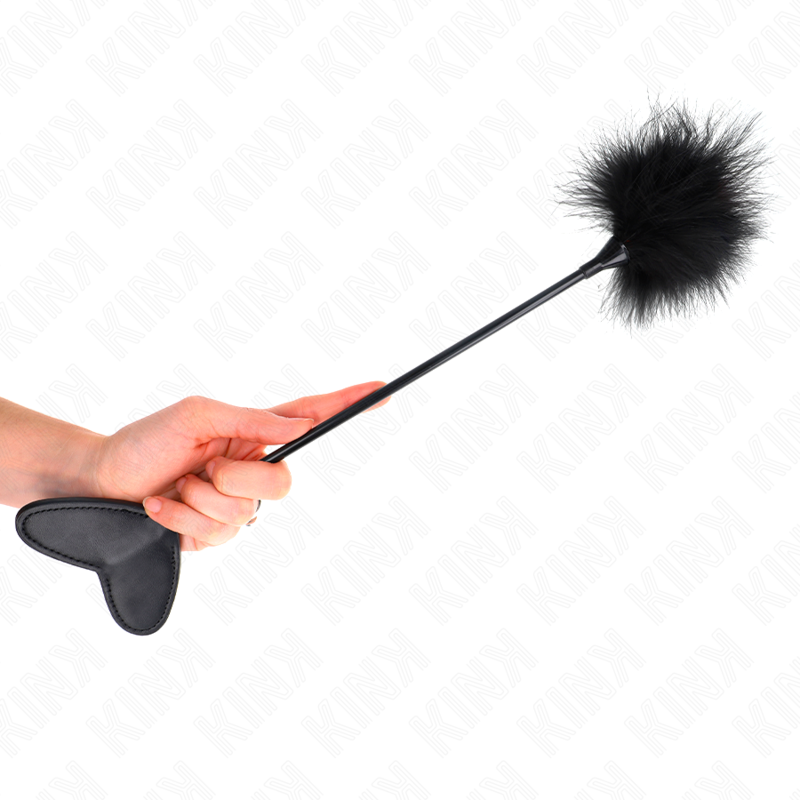 KINK - PLUMES À CHATOUILLES AVEC PALETTE CŒUR 31 CM