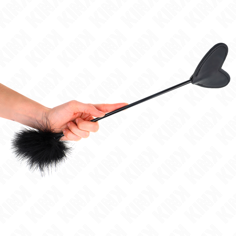 KINK - PLUMES À CHATOUILLES AVEC PALETTE CŒUR 31 CM