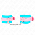 KINK - BRACELETS CHIC BLEU / ROSE RÉGLABLE 16-28 CM X 5 CM