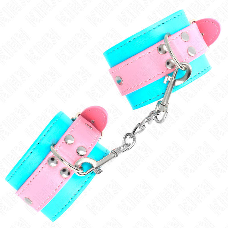 KINK - BRACELETS CHIC BLEU / ROSE RÉGLABLE 16-28 CM X 5 CM