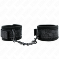 KINK - MENOTTES EN DENTELLE ET NÉOPRÈNE RÉGLABLES NOIRES 20-29 CM X 5 CM