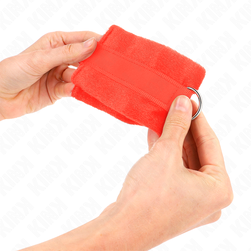 KINK - MENOTTES DÉBUTANT ROUGE 30 X 7 CM