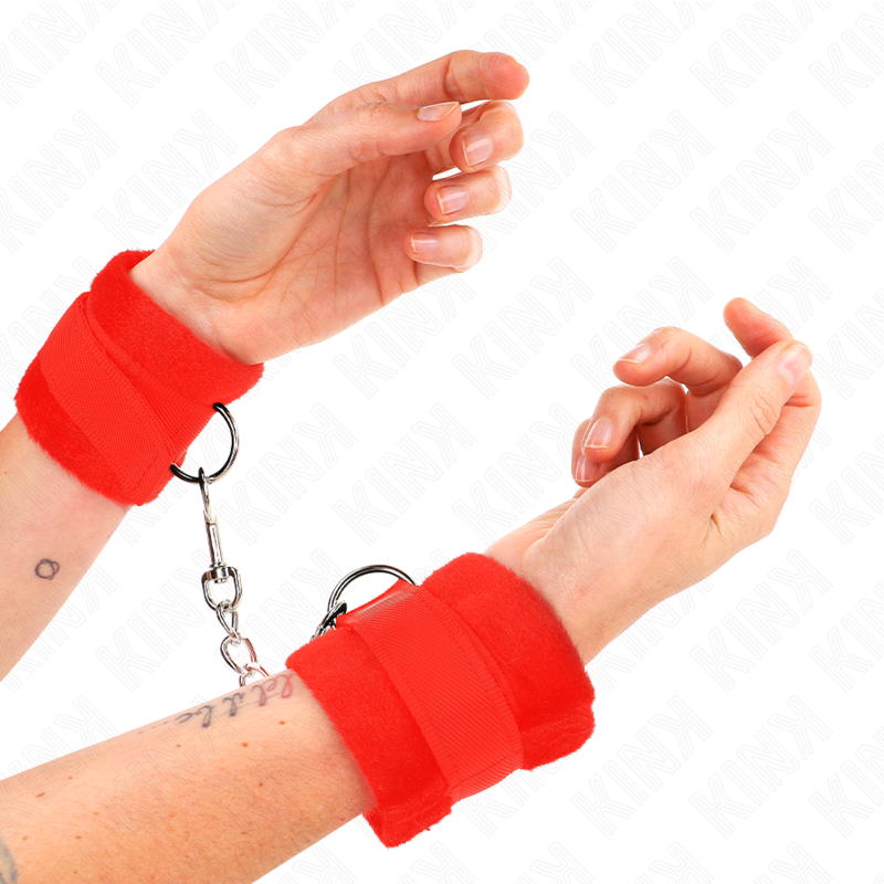KINK - MENOTTES DÉBUTANT ROUGE 30 X 7 CM