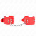 KINK - BRASSARDS SIMPLES ROUGE AJUSTABLES 20-23 CM X 5.5 CM