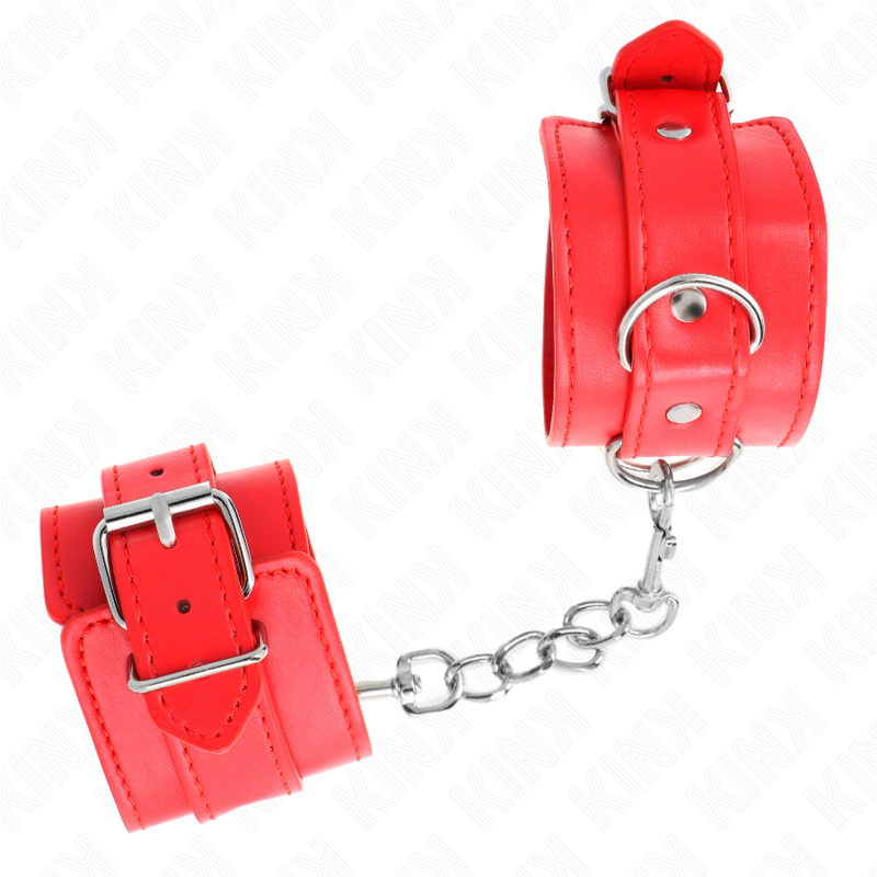 KINK - BRASSARDS SIMPLES ROUGE AJUSTABLES 20-23 CM X 5.5 CM