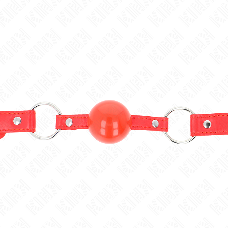 KINK - 4 CM TPE BALL CLAMP WITH RED LOCK 60 x 2 CM