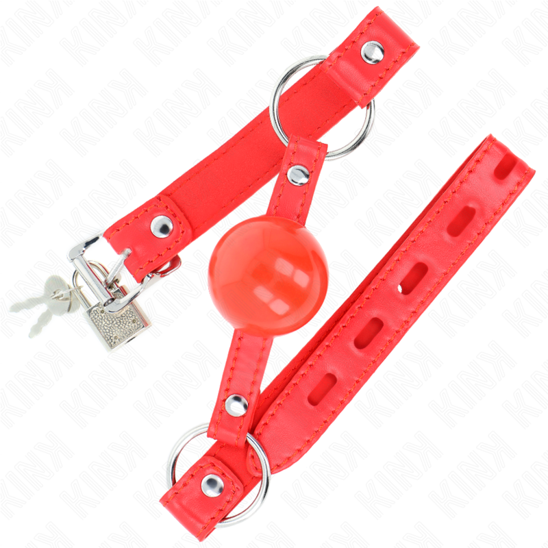 KINK - 4 CM TPE BALL CLAMP WITH RED LOCK 60 x 2 CM