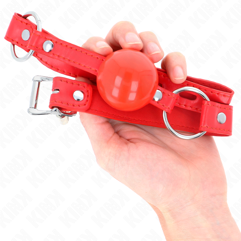 KINK - 4 CM TPE BALL CLAMP WITH RED LOCK 60 x 2 CM