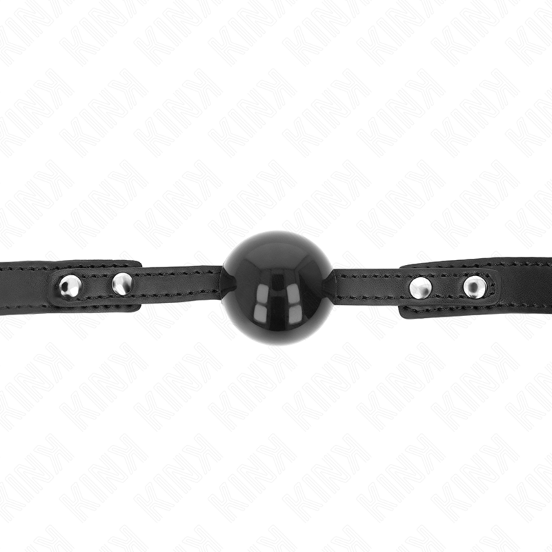 KINK - BÂILLON BOULE 4 CM EN TPE SOUPLE MODÈLE 3 60 x 2 CM AJUSTABLE 37-52 CM