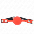 KINK - BÂILLON BOULE 4 CM EN SILICONE MODÈLE 2 AVEC CADENAS 60 x 2 CM