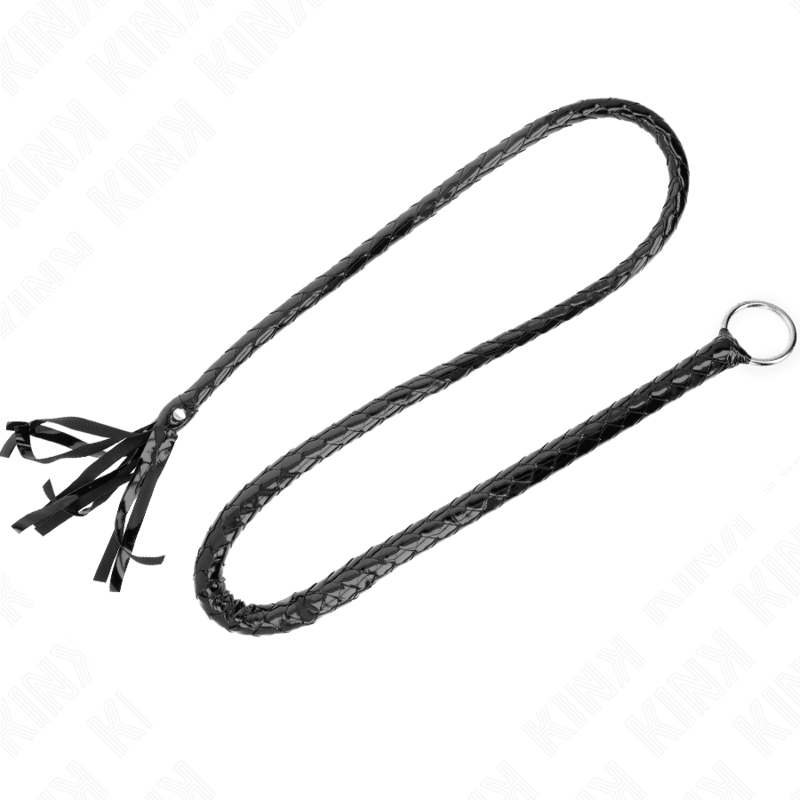 KINK - LONG FOUET PVC BRILLANT 138 CM