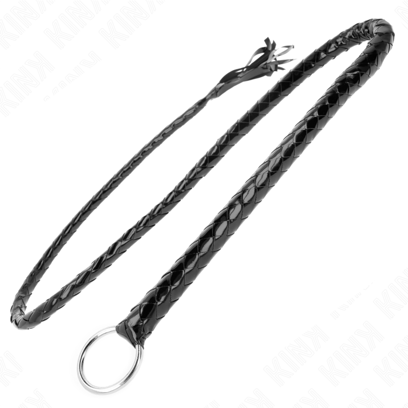 KINK - LONG FOUET PVC BRILLANT 138 CM