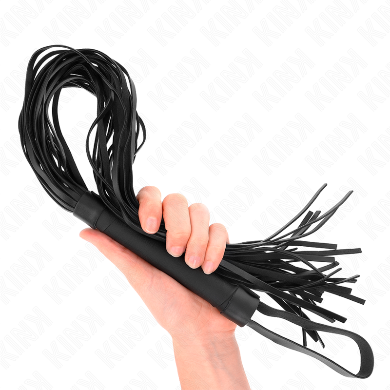 KINK - FOUET PEAU DE MOUTON IMITATION 60 CM