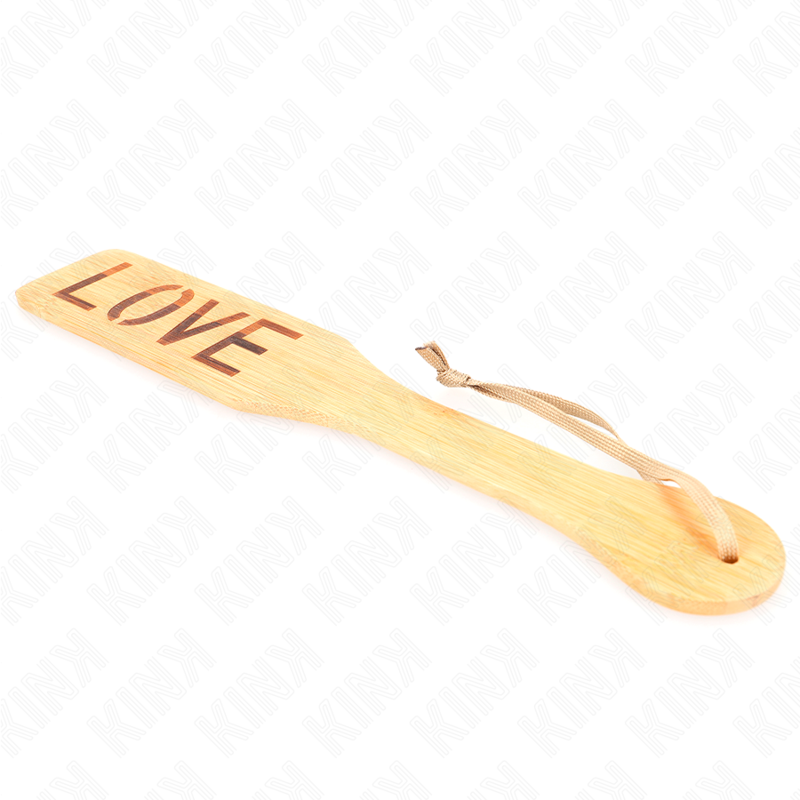 KINK - PELLE EN BAMBOU MOT LOVE 32 X 5,5 CM