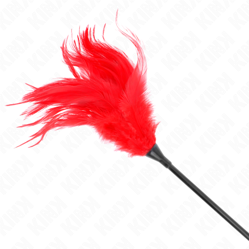 KINK - PLUMES MULTIPLES POUR CHATOUILLER ROUGE 45 CM