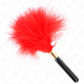 KINK - TICKLE FEATHERS GOLD RED METAL 18 CM