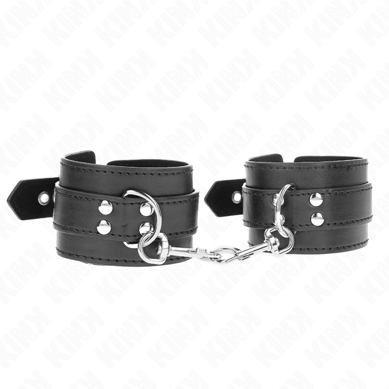 KINK - BRASSARDS À CLOUS NOIRS 35 X 6 CM