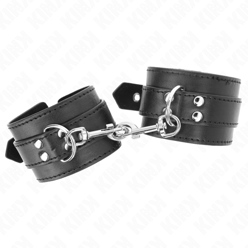 KINK - BRASSARDS À CLOUS NOIRS 35 X 6 CM