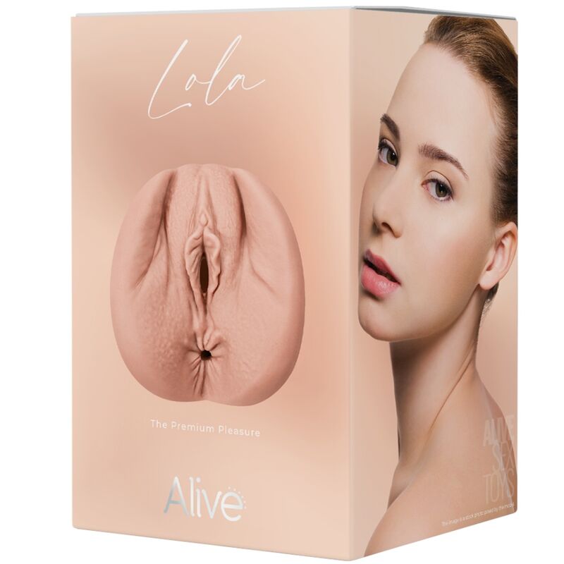 ALIVE - LOLA DOUBLE MALE MASTURBADOR VAGINA & ANUS SUPER REALISTIC NATURAL