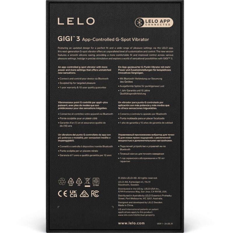 LELO - GIGI™ 3 VIBREUR POINT G ROSE