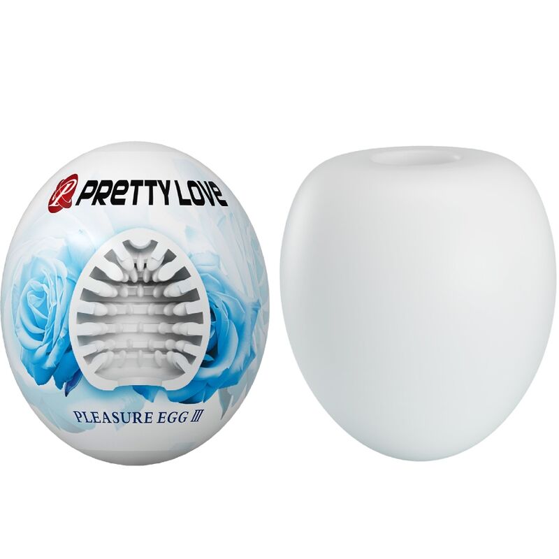 PRETTY LOVE - ŒUF DE MASTURBATION MASCULIN BLANC