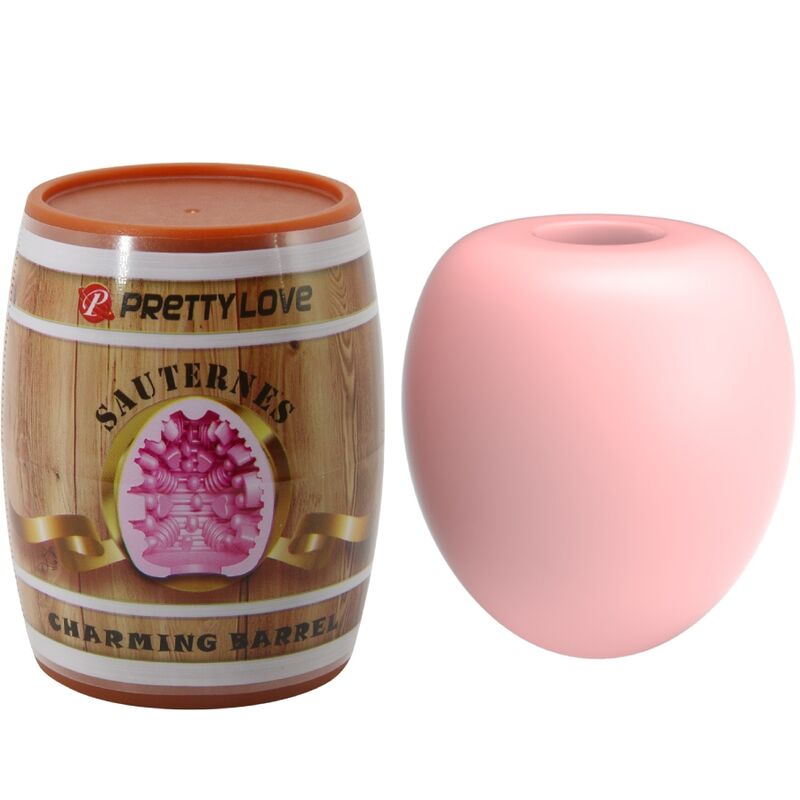 PRETTY LOVE - ŒUF MASTURBATEUR MASCULIN ROSE MODÈLE 2