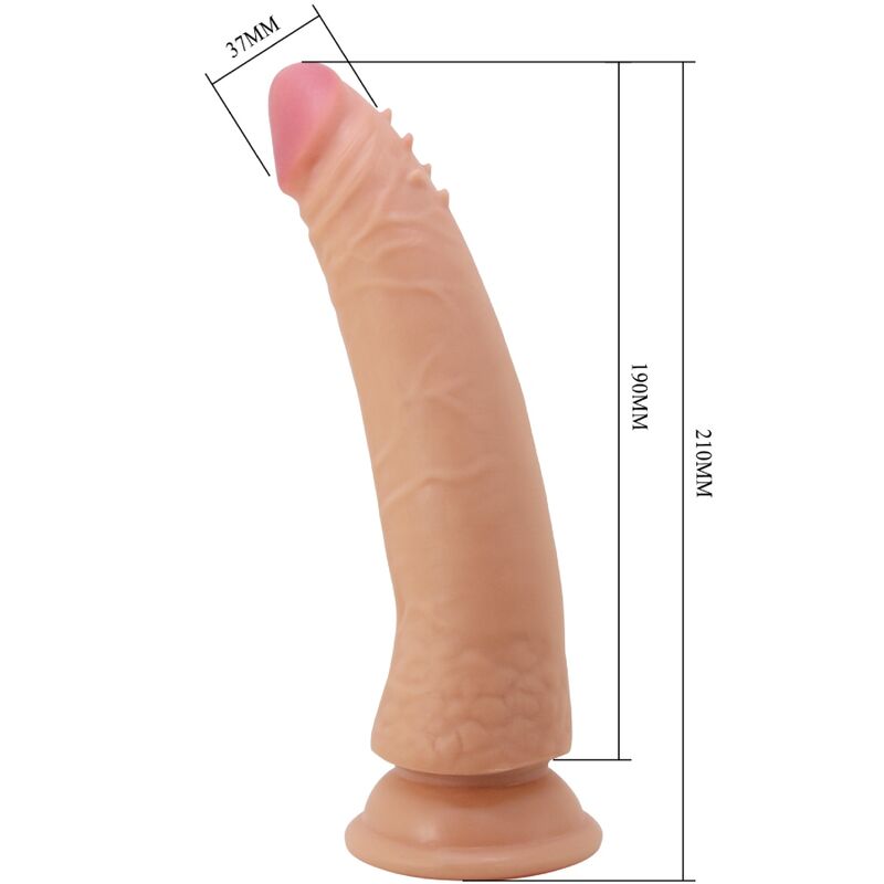 PRETTY LOVE - KABLE PÉNIS HYPER RÉALISTE 21 CM NATUREL MODÈLE 2
