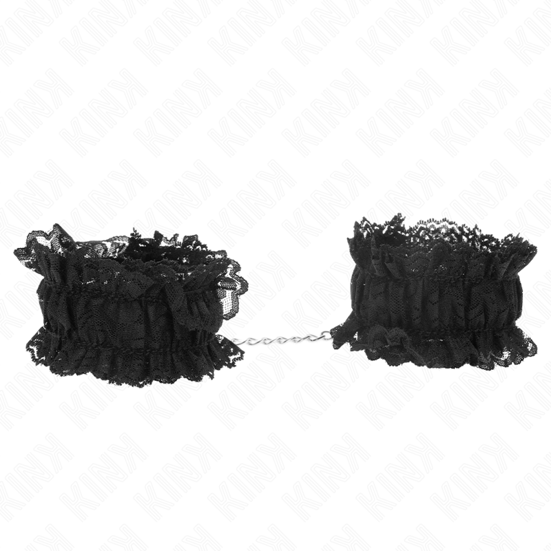 KINK - BRACELETS ÉLASTIQUES EN DENTELLE NOIRE