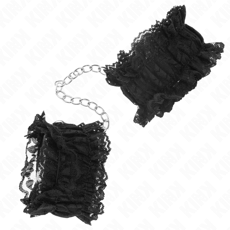 KINK - BRACELETS ÉLASTIQUES EN DENTELLE NOIRE