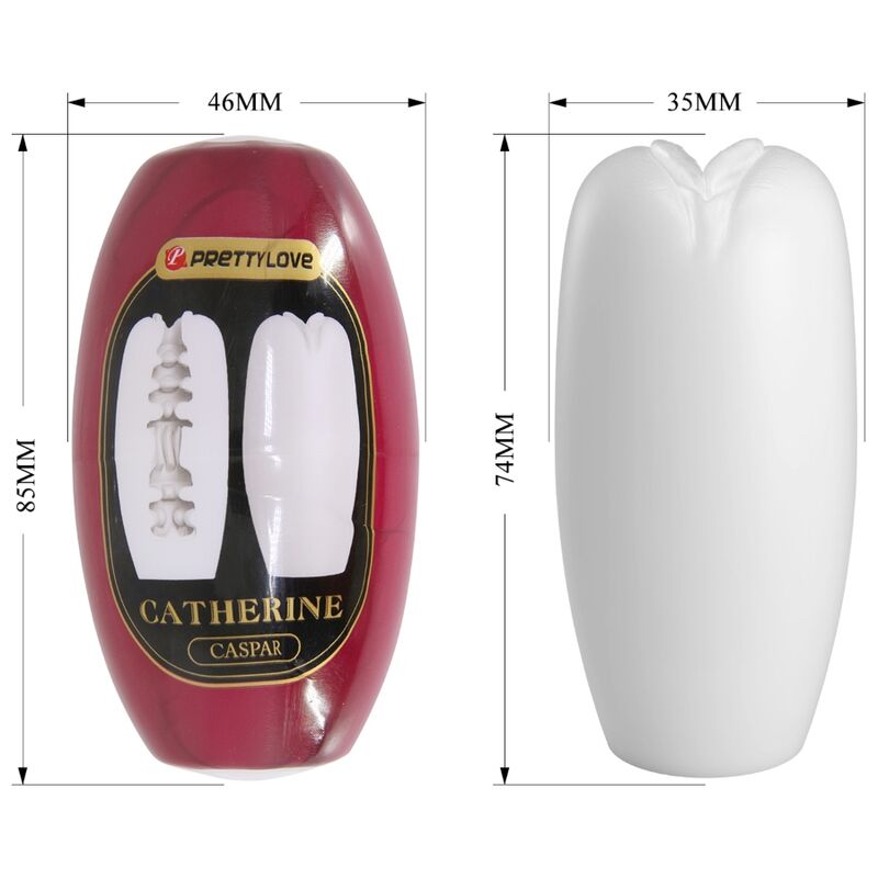 PRETTY LOVE - CATHERINE MASTURBATEUR MASCULIN BLANC