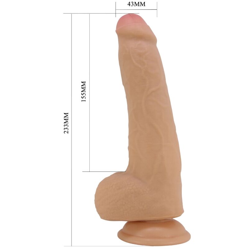PRETTY LOVE - GODEMICHET RÉALISTE DRACO 23 CM NATUREL
