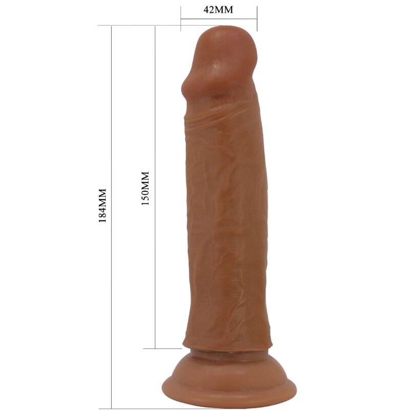 PRETTY LOVE - QUENTIN GODEMICHET RÉALISTE 18 CM MULÂTRE