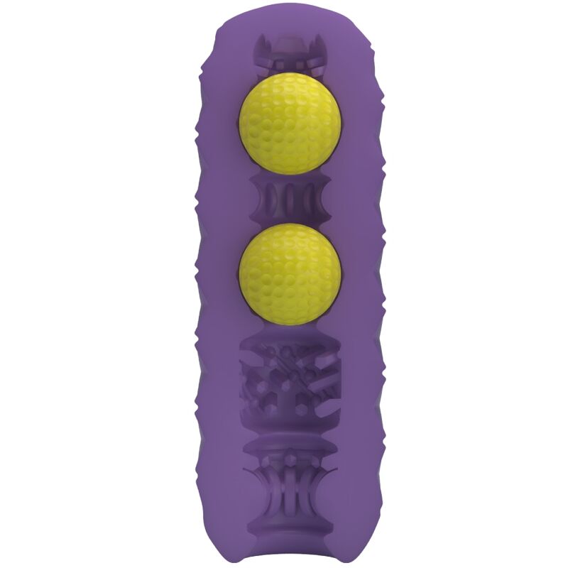PRETTY LOVE - TWIN BALLS PURPLE MALE MASTURBATOR