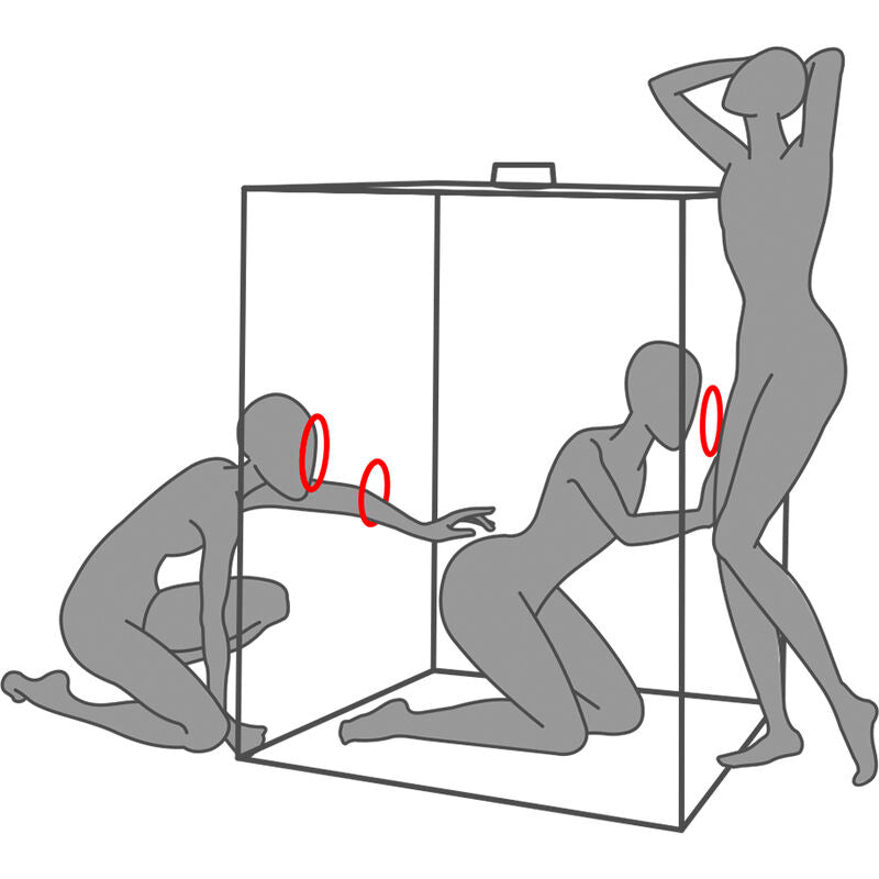 SECRET DOME - KINK CLUB SCANDALE BLACK & RED BOOTH