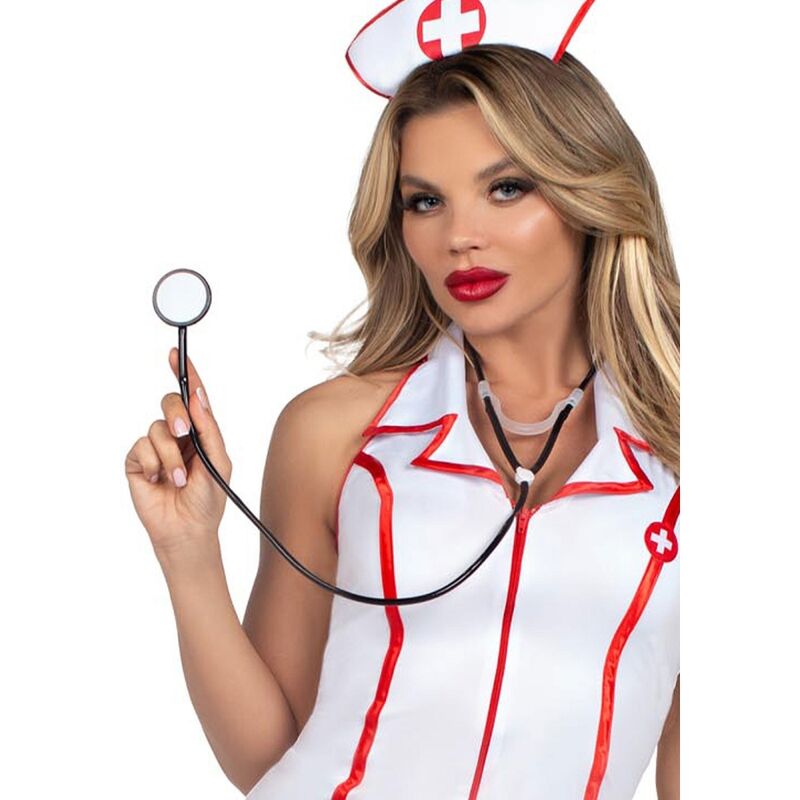 LEG AVENUE - DÉGUISEMENT INFIRMIÈRE CHEF BLANC S/M