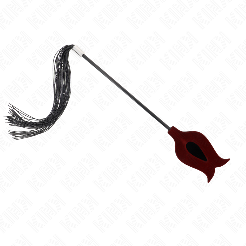 KINK - ROSE SHAPED SILICONE TASSEL WHIP 45 CM