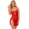 SUBBLIME - 954215 NUISSETTE EN DENTELLE À BRETELLES RÉGLABLES ROUGE L/XL