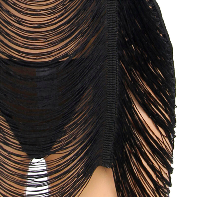 SUBBLIME - 954239 ROBE À BRETELLES + TANGA NOIR L/XL