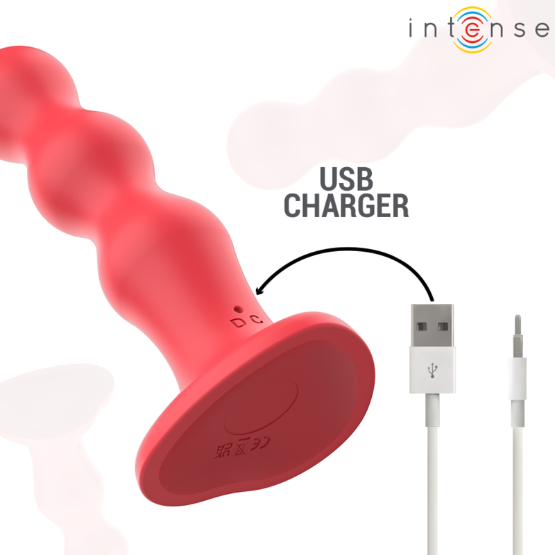 INTENSE - CODY VIBREUR VENTOUSE ROUGE TÉLÉCOMMANDE