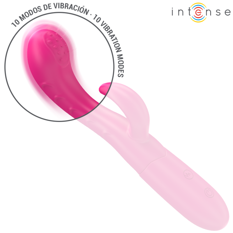INTENSE - AMARA VIBREUR AVEC LANGUE STIMULANTE 10 VIBRATIONS ROSE